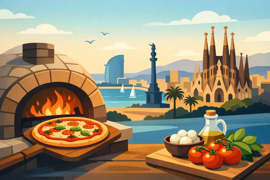 Stone Oven Pizza Barcelona Done Properly