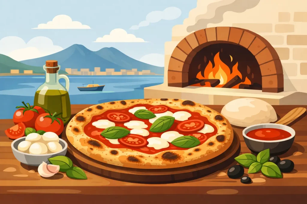 Traditional Naples Pizza Recipe auténtica