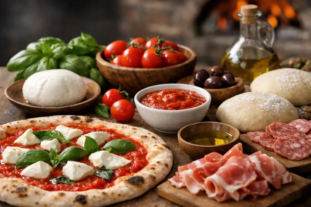 Mejores ingredientes para pizza napolitana